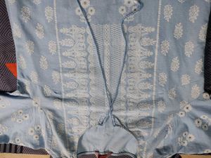 Blue A-LINE KURTI
