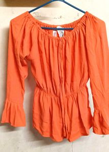 Beautiful  Neon Orange Top🔥