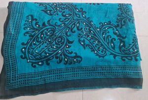 Elegant Blue Saree