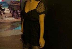 New H&amp;m Corset Inspired Black Dress