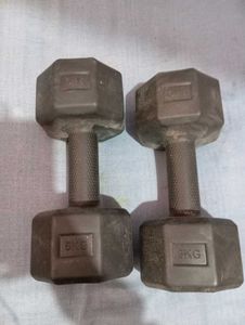 New 5+5 , 10kg Fixed Gym Dumbbells
