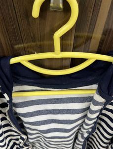 new nautica striped jacket never worn