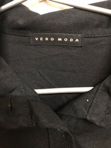 Vero Moda Black Full Sleeve Shirt