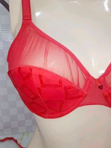 (1400)Vintage Red Lingerie Set