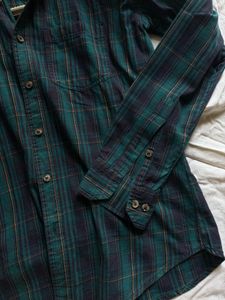 . Green &amp; Navy Check Shirt – Urban Classic