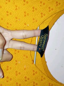 Sleeveless Yellow Kurti