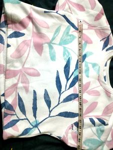 Leaf Print Sweatshirt