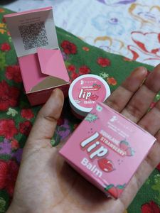 Squalane Strawberry Lip Balm