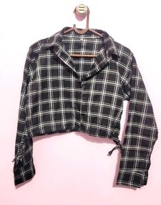 Trendy Plaid Crop Top