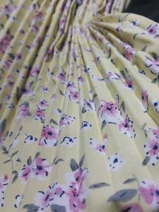 Floral Pleated Top