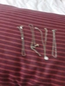 Artificial Rose Gold Necklace &amp; Bracelet Set