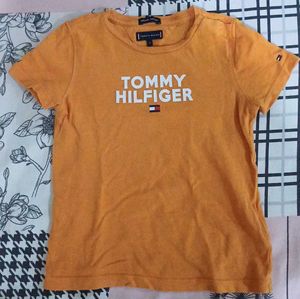 Tommy Hilfiger Orange Tee