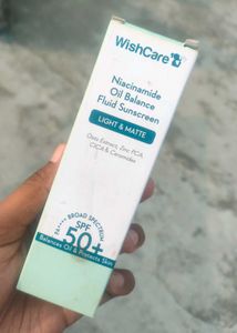 Wishcare Niacinamide Sunscreen.