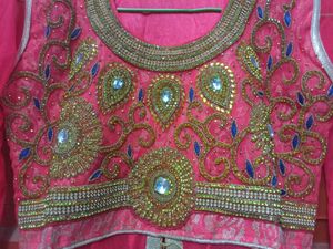 Elegant Pink Ethnic Gown