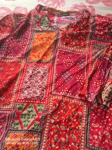 INDOWESTERN PRINT TOP (SALE )