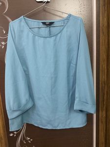 Elegant Blue Top