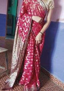 Red Banarasi Saree