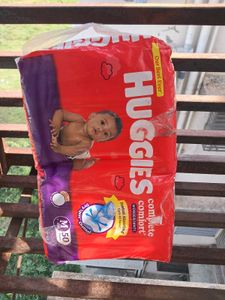 Huggies Baby Diapers M Size, 50 Count