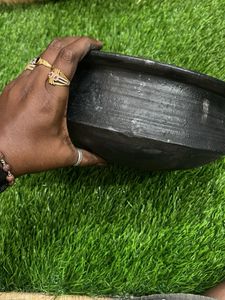 Handcrafted Black Mud Kadaai New