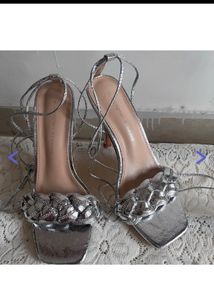 Woven Design Stiletto Heels