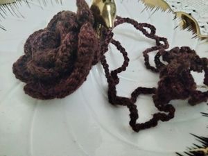 #handmade #crochet #neckpiece #andhairband