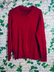 Red Knit Sweater
