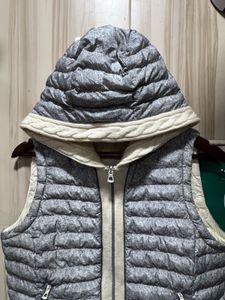 Crocodile Ladies Padded Hooded Vest