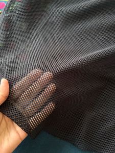 See Through Top Black
