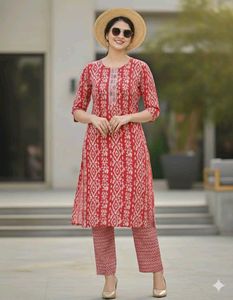 Printed Kurta Set (4 Colors)