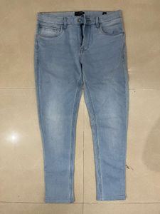 Louis Philippe Light Wash Denim Jeans
