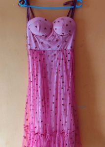 Cute Pink Imported Dress