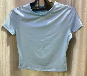 Savana Cropped Silky Handfeel T-Shirt