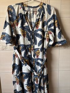 Banana Leaf Print Dress