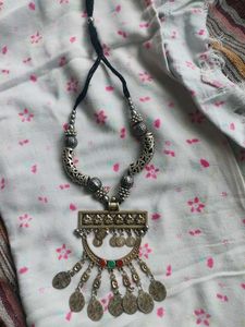 Oxidised Big Necklace