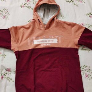 Color Block two tone  Hoodie sweatshirt