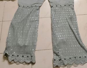 Semi Stitched Sharara