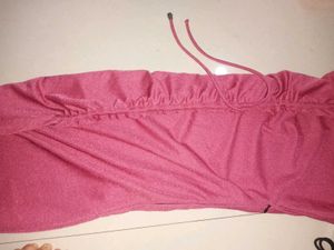 Zara Cute Ruchhed Knee Length Dresss
