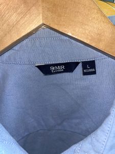 Blue Button-Down Shirt