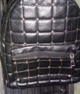 Black Travel Bag And Purse