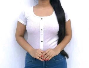 White Button-Down Top