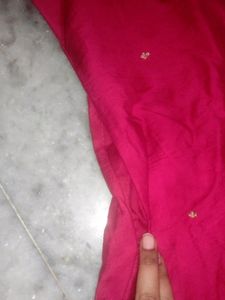Rose Colour Party Wear Kurti