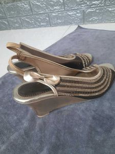 Elegant Gold Heels