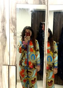 Versace Design Cordset Crep Silky Material