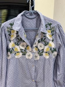 Floral Embroidered Blouse