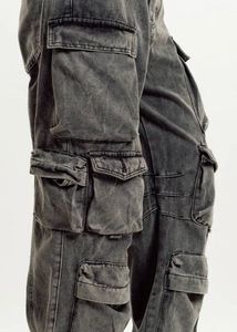 Black Cargo Jeans