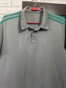 Adidas Collar Tshirt Striped