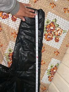 H&amp;M Divided Leather Jacket With Size S