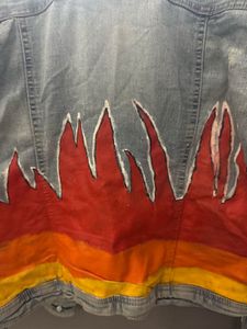 ONLY Hanpainted Denim Jacket