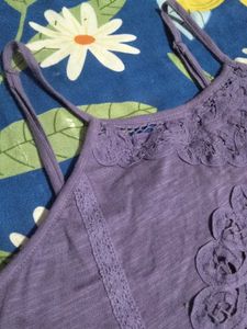 Embroidered Tank Top
