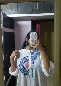 Hand Printed Kurta